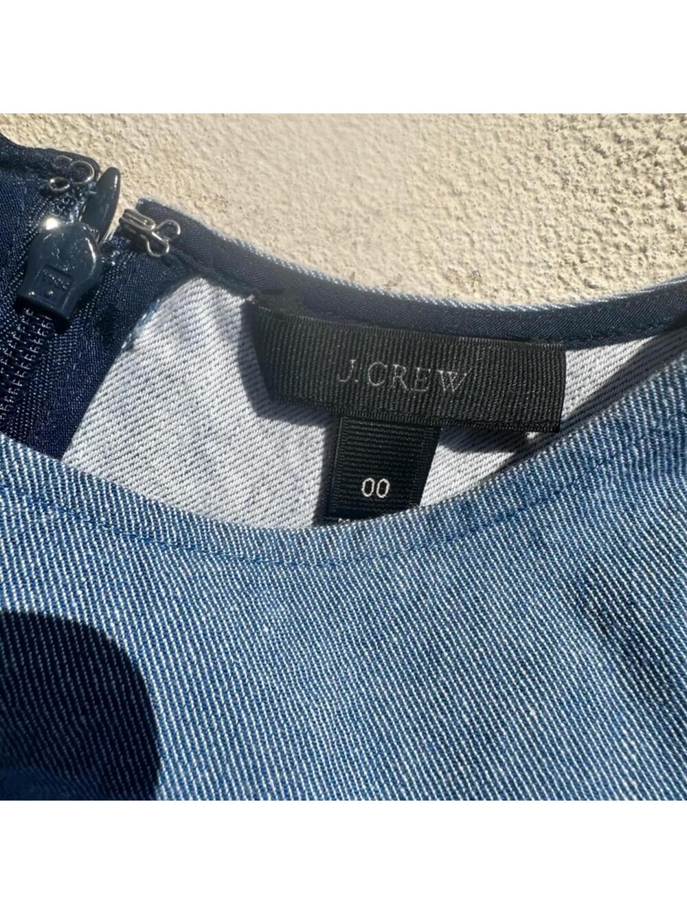 J Crew Denim Top - Picture 2 of 5